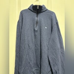 Polo by Ralph Lauren Blue Half-Zip Sweater